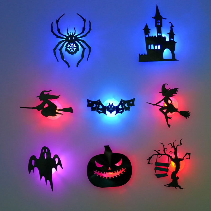 Halloween-Wandaufkleber, die im Dunkeln leuchten
