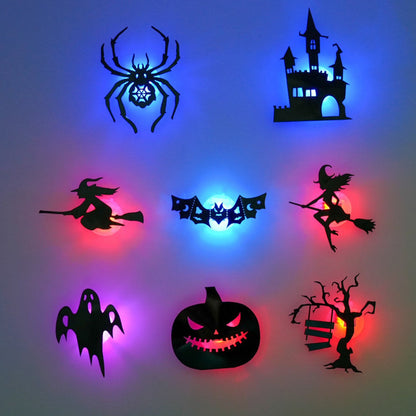 Halloween-Wandaufkleber, die im Dunkeln leuchten