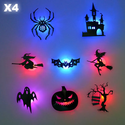 Halloween-Wandaufkleber, die im Dunkeln leuchten