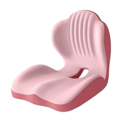 🪑 💆 Ergonomisches Sitzkissen aus Memory-Schaum – Integrierte Rückenstütze, orthopädisch & vielseitig – Ideal für Bürostuhl, Auto & Homeoffice ✨