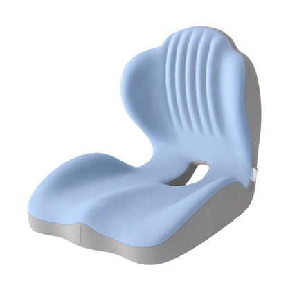 🪑 💆 Ergonomisches Sitzkissen aus Memory-Schaum – Integrierte Rückenstütze, orthopädisch & vielseitig – Ideal für Bürostuhl, Auto & Homeoffice ✨