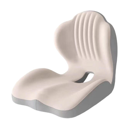 🪑 💆 Ergonomisches Sitzkissen aus Memory-Schaum – Integrierte Rückenstütze, orthopädisch & vielseitig – Ideal für Bürostuhl, Auto & Homeoffice ✨