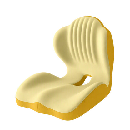 🪑 💆 Ergonomisches Sitzkissen aus Memory-Schaum – Integrierte Rückenstütze, orthopädisch & vielseitig – Ideal für Bürostuhl, Auto & Homeoffice ✨