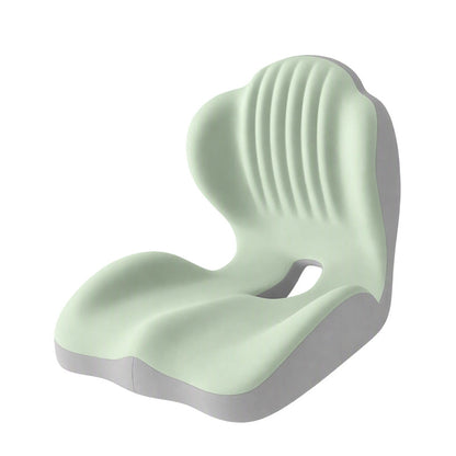 🪑 💆 Ergonomisches Sitzkissen aus Memory-Schaum – Integrierte Rückenstütze, orthopädisch & vielseitig – Ideal für Bürostuhl, Auto & Homeoffice ✨