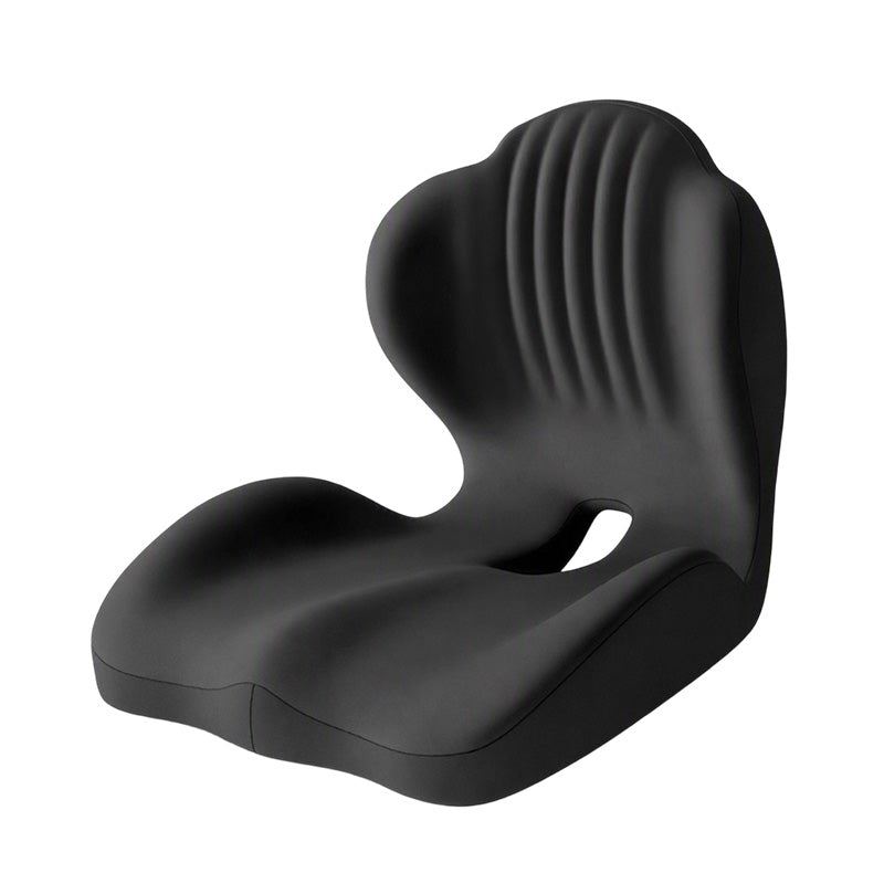 🪑 💆 Ergonomisches Sitzkissen aus Memory-Schaum – Integrierte Rückenstütze, orthopädisch & vielseitig – Ideal für Bürostuhl, Auto & Homeoffice ✨