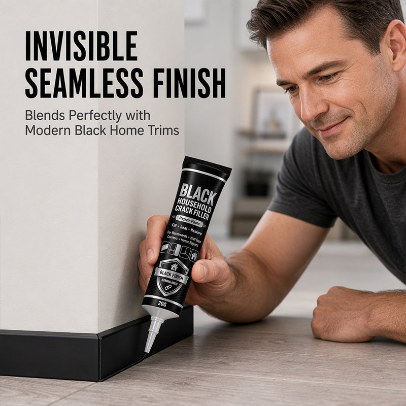🔧🖤 50 % Rabatt! Schwarze Spachtelmasse zum Ausbessern von Rissen im Haushalt – Die hochdichte Polymerformel füllt Lücken und Risse nahtlos aus. 🏠✨