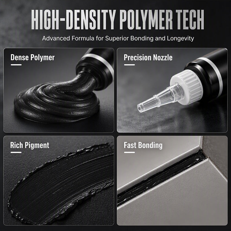 🔧🖤 50 % Rabatt! Schwarze Spachtelmasse zum Ausbessern von Rissen im Haushalt – Die hochdichte Polymerformel füllt Lücken und Risse nahtlos aus. 🏠✨