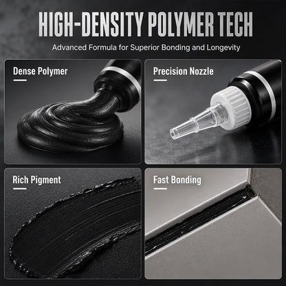 🔧🖤 50 % Rabatt! Schwarze Spachtelmasse zum Ausbessern von Rissen im Haushalt – Die hochdichte Polymerformel füllt Lücken und Risse nahtlos aus. 🏠✨