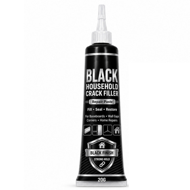 🔧🖤 50 % Rabatt! Schwarze Spachtelmasse zum Ausbessern von Rissen im Haushalt – Die hochdichte Polymerformel füllt Lücken und Risse nahtlos aus. 🏠✨