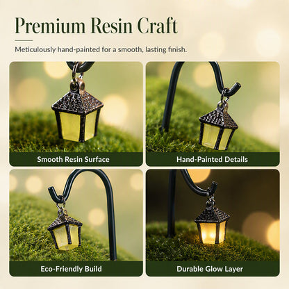 🌙 ✨ Leuchtende Retro-Laterne Pflanzenstecker, warmes Licht für Garten und Blumenbeete🌿
