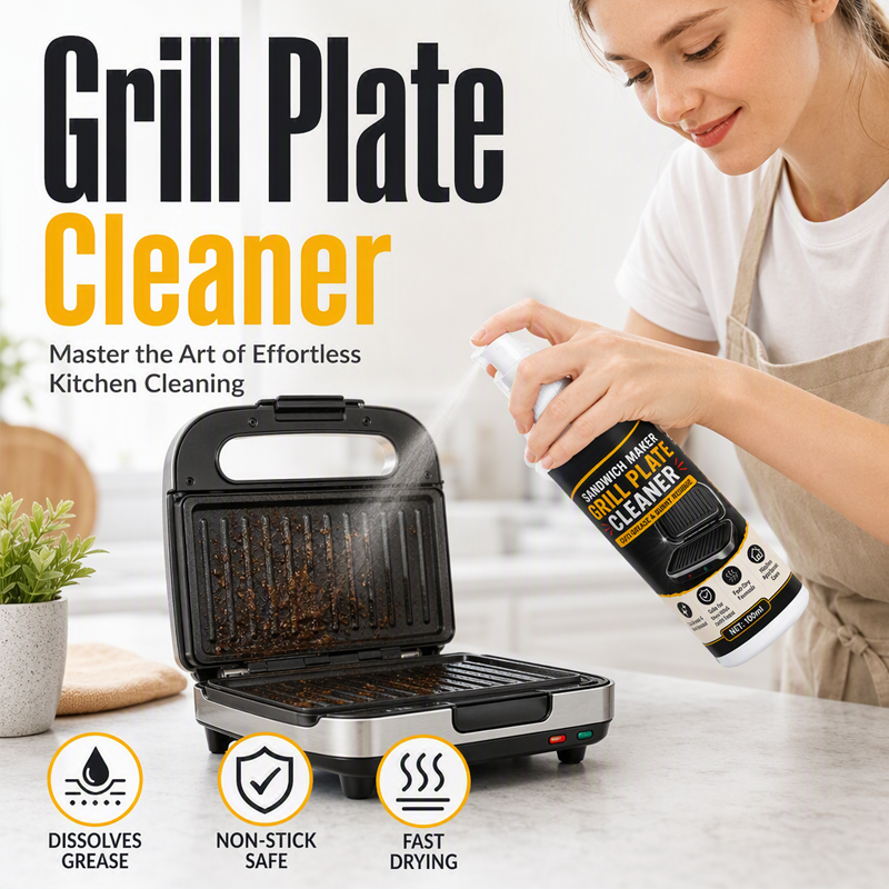 Reinigungsspray für Sandwich-Grillplatten