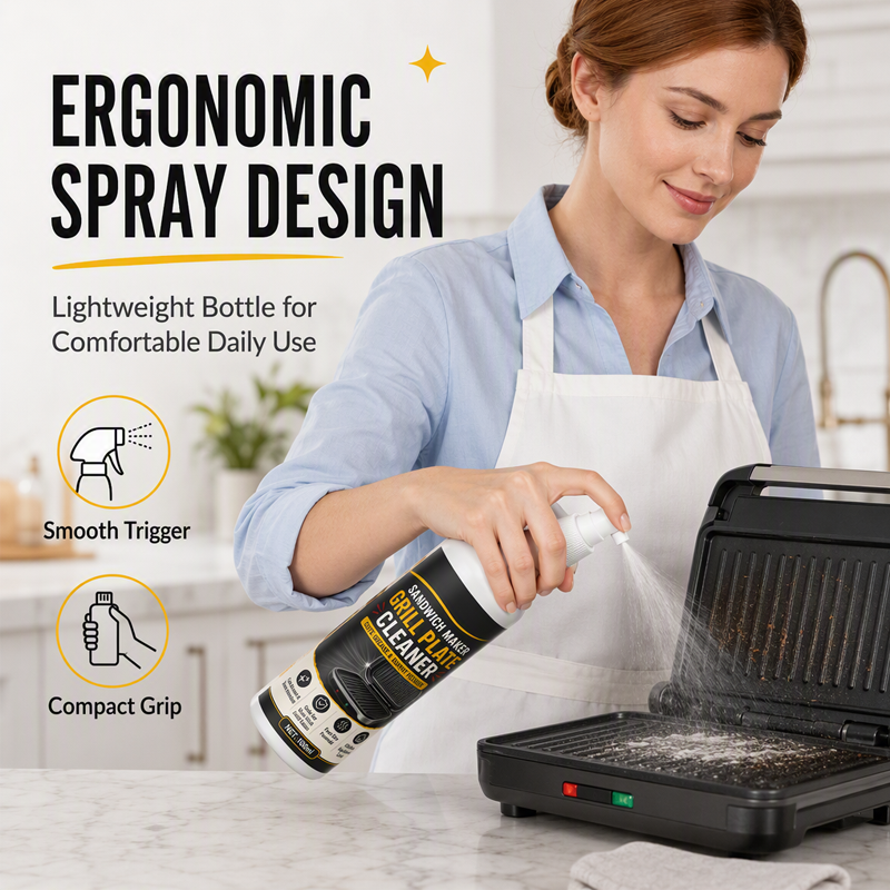 Reinigungsspray für Sandwich-Grillplatten