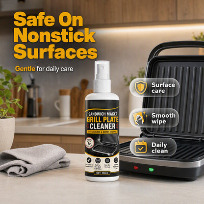 Reinigungsspray für Sandwich-Grillplatten