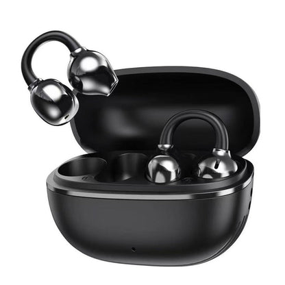 Bluetooth 5.4 Clip-On-Ohrhörer mit Geräuschunterdrückung