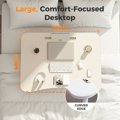 Foldable Laptop Bed Table with Cup Holder