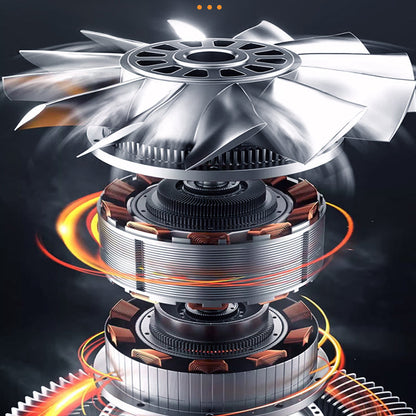 Wiederaufladbarer tragbarer Jet-Ventilator