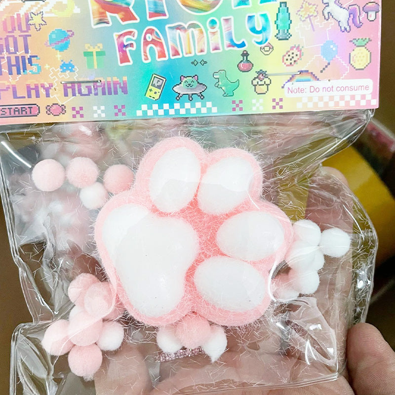 Weiche Katzentatzen-Druckspielzeuge