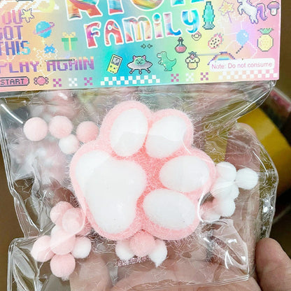 Weiche Katzentatzen-Druckspielzeuge