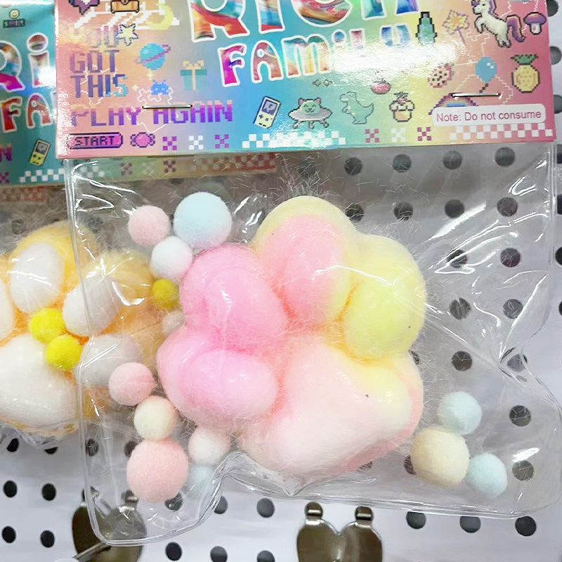 Weiche Katzentatzen-Druckspielzeuge