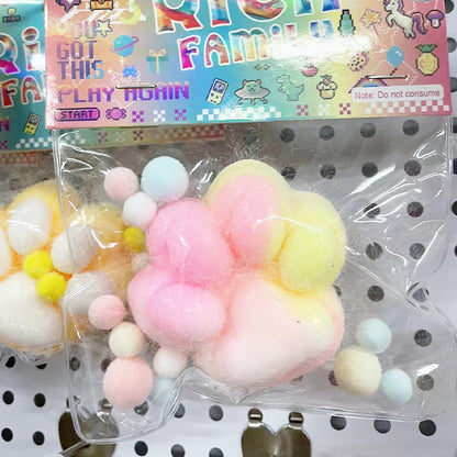 Weiche Katzentatzen-Druckspielzeuge