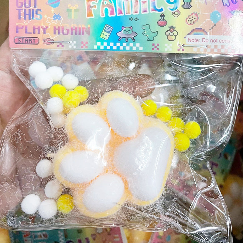 Weiche Katzentatzen-Druckspielzeuge