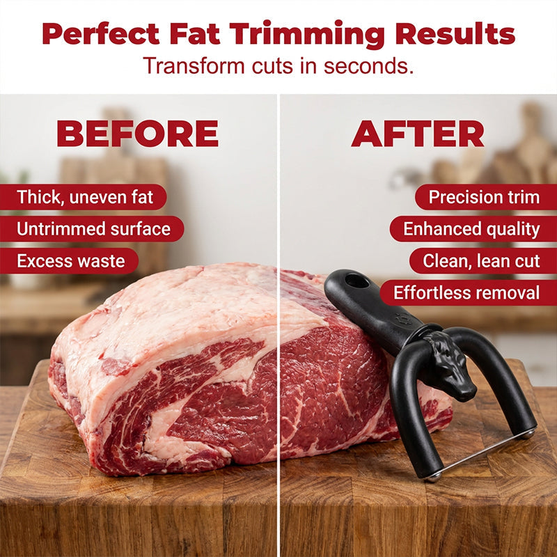 Handfetttrimmer für Rind- und Schweinefleisch