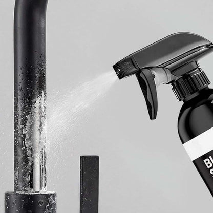 🚿2 kaufen1 gratis🔥Spray für schwarze Waschbecken und Wasserhähne, Spray zur Entfernung hartnäckiger Wasserflecken