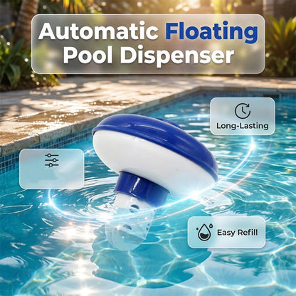 Schwimmender Poolchemikalienspender mit einstellbarer Auslösevorrichtung