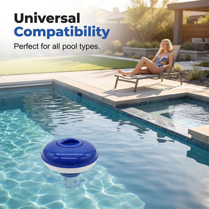 Schwimmender Poolchemikalienspender mit einstellbarer Auslösevorrichtung