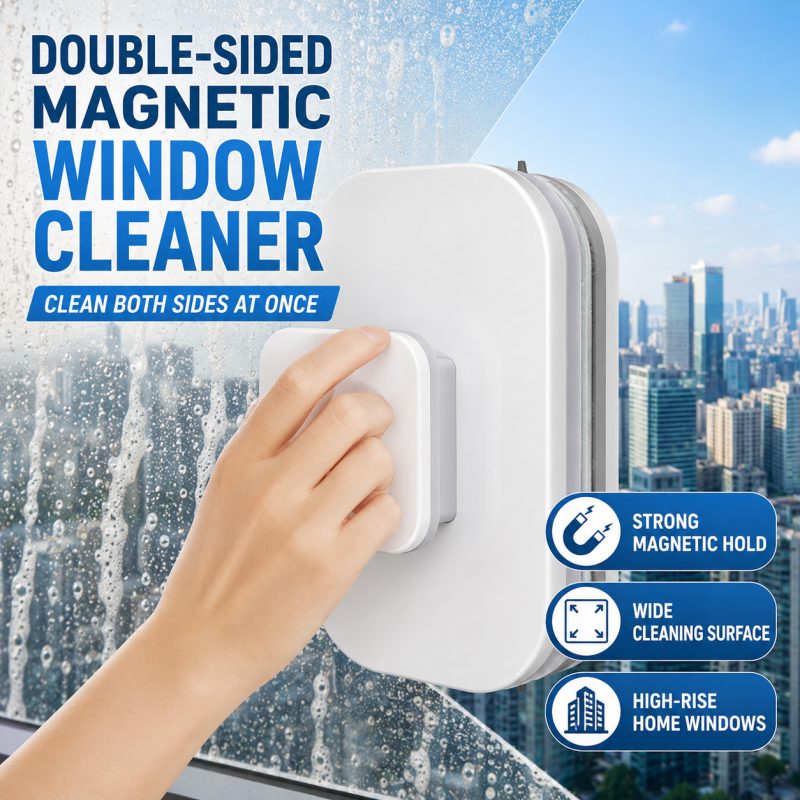 Doppelseitiger magnetischer Fensterreiniger