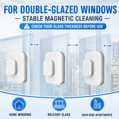 Doppelseitiger magnetischer Fensterreiniger