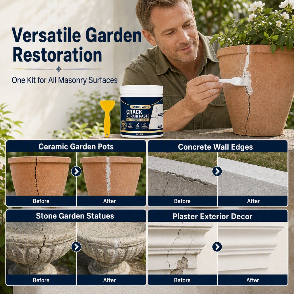 Wetterfeste Rissreparaturpaste