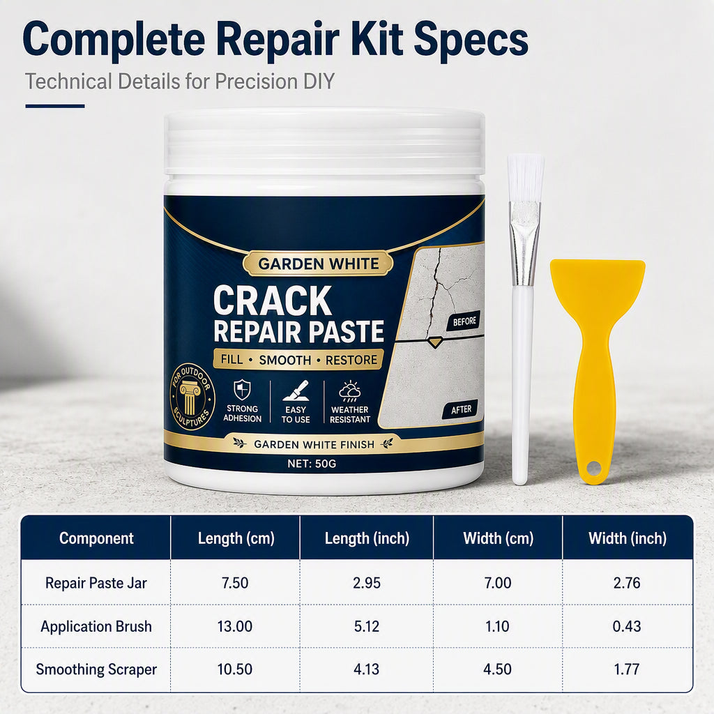 Wetterfeste Rissreparaturpaste