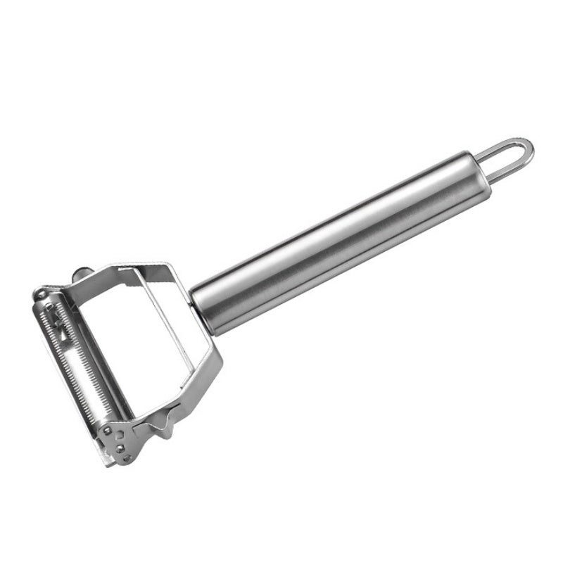2-in-1 Edelstahl-Schäler und Julienne-Schneider