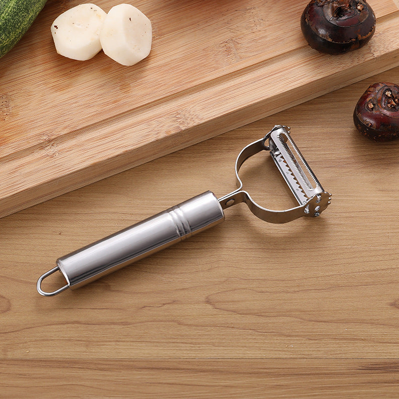 2-in-1 Edelstahl-Schäler und Julienne-Schneider