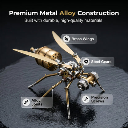 🐝⚙️ 3D Metall-Bienen-Puzzle-Bausatz zum Zusammenbauen, detailreich, fördert Konzentration, tolles Bastelgeschenk für Erwachsene und Kinder✨