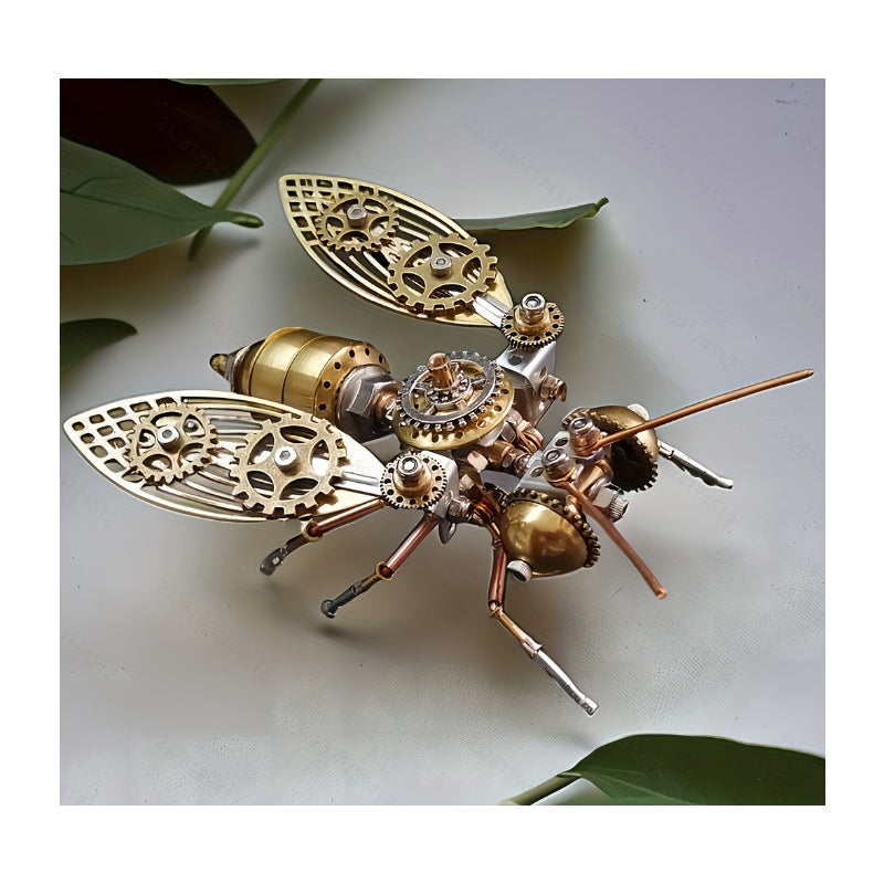 🐝⚙️ 3D Metall-Bienen-Puzzle-Bausatz zum Zusammenbauen, detailreich, fördert Konzentration, tolles Bastelgeschenk für Erwachsene und Kinder✨