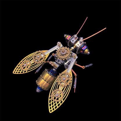 🐝⚙️ 3D Metall-Bienen-Puzzle-Bausatz zum Zusammenbauen, detailreich, fördert Konzentration, tolles Bastelgeschenk für Erwachsene und Kinder✨
