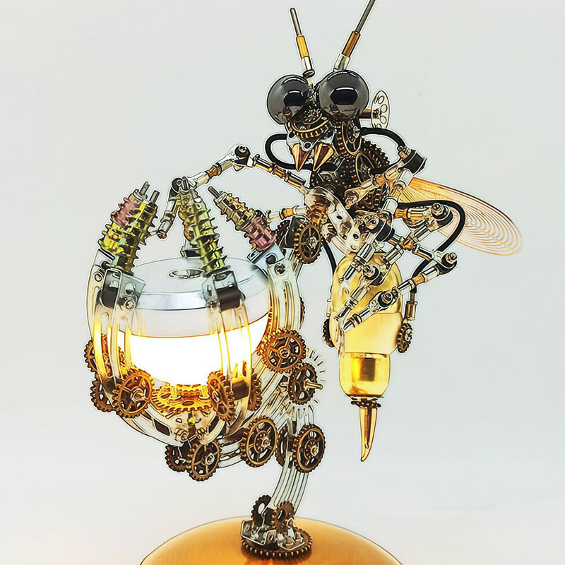 🐝⚙️ 3D Metall-Bienen-Puzzle-Bausatz zum Zusammenbauen, detailreich, fördert Konzentration, tolles Bastelgeschenk für Erwachsene und Kinder✨
