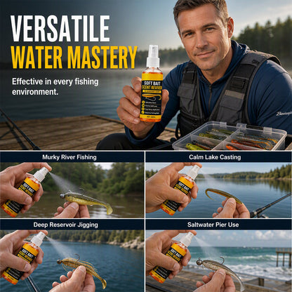 🐟 Die Fische beißen nicht an? Mit diesem Duftspray werden Ihre Weichköder unwiderstehlich!