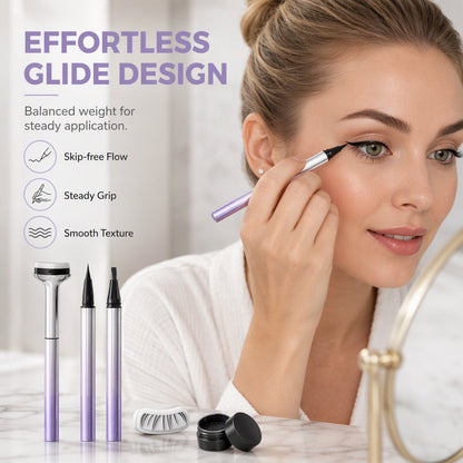 3-in-1 Eyeliner-, Augenbrauen- und Wimpernstift