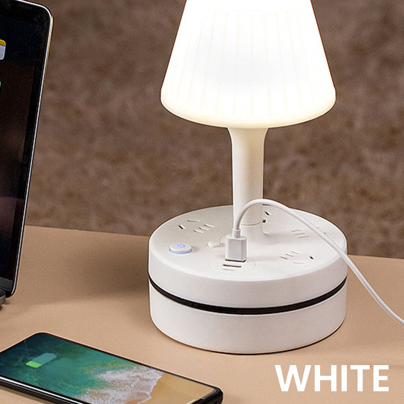 💡 Nachttischlampe mit Ladestation – Bringt Licht und Strom auf Ihren Nachttisch 🔌