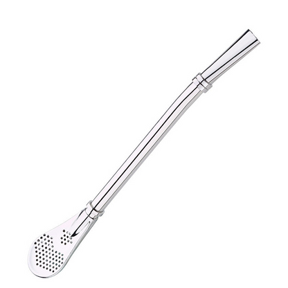 2-in-1-Teefilter, Löffel und Strohhalm