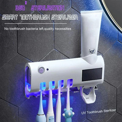 🔥 Heute -50 %! 💥Intelligenter Zahnbuersten-Halter mit UV-Sterilisation