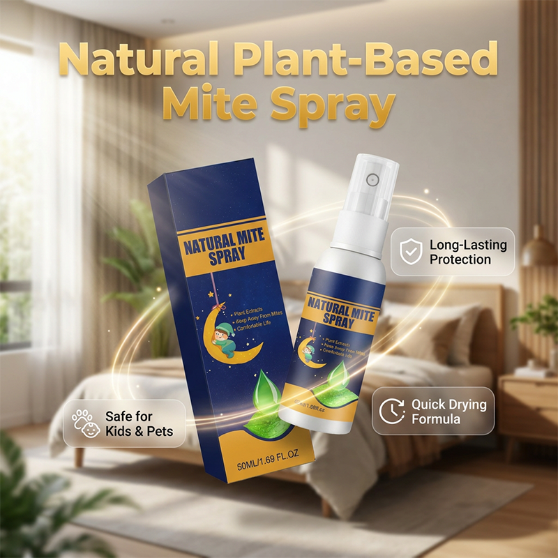 Natürliches, pflanzenbasiertes Milbenbekämpfungsspray