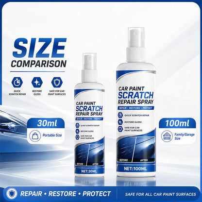 Spray zur Reparatur von Kratzern im Autolack