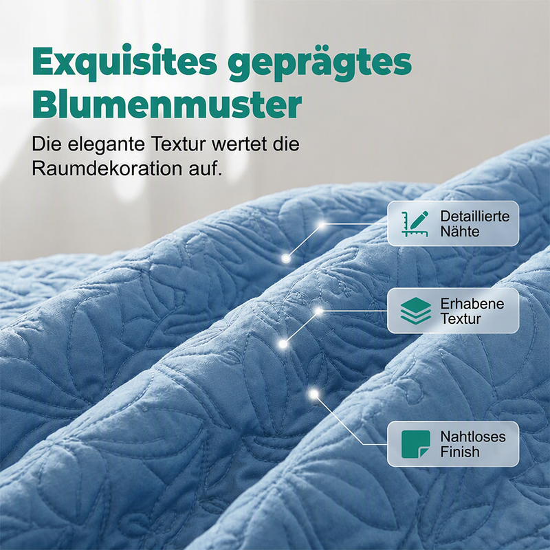 🛏️50% RABATT !!📢 Unifarbenes 4-teiliges Bettwäsche-Set aus 100 % Baumwolle  – unifarben, weich & atmungsaktiv