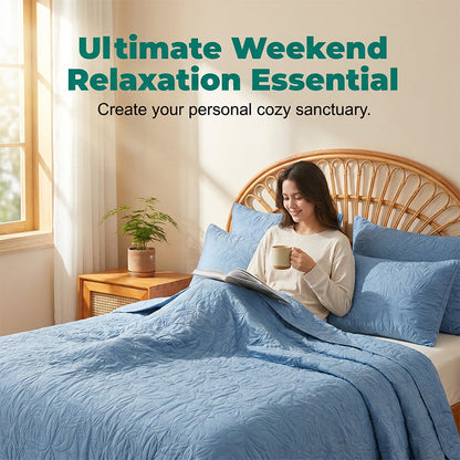 🛏️50% RABATT !!📢 Unifarbenes 4-teiliges Bettwäsche-Set aus 100 % Baumwolle  – unifarben, weich & atmungsaktiv