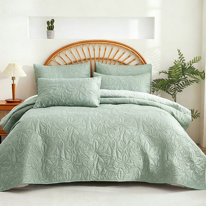 🛏️50% RABATT !!📢 Unifarbenes 4-teiliges Bettwäsche-Set aus 100 % Baumwolle  – unifarben, weich & atmungsaktiv