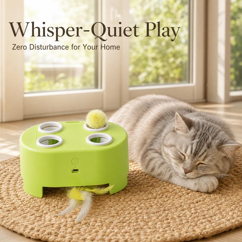 Electric Interactive Cat Toy Whack-a-Mole
